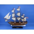 thumbnail image 2 of HMS Beagle 20" - Decorative Wooden Tall Ship - Model Boat - Ship Model, 2 of 2