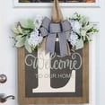 thumbnail image 3 of Taicans Last Name Year Round Front Door Wreath,Last Name Welcome Sign for Front Door,26 Letter Farmhouse Wreath Wooden Hanging Sign Door Decoration Wreath,All Seasons Wreath for Home Decoration-L, 3 of 5