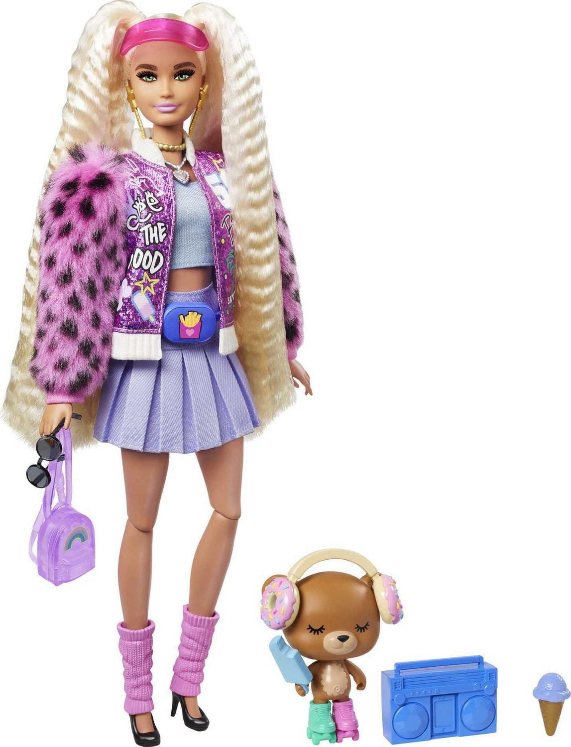 Barbie Extra Doll Blonde with Pigtails