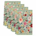 thumbnail image 2 of Sage Green Floral Kitchen Towels Set of 4, Spring Flowers Leaves Farmhouse Absorbent Dish Towels for Kitchen, Microfiber Hand Towel, Quick Drying Tea Towel for Cleaning Decorative Dishcloths, 2 of 7