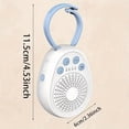 thumbnail image 5 of White Noise Machine for Baby Sleep with 20 Soothing Tracks, 4 Sound Types, Portable Sleep Aid for Infants, Rechargeable Battery, 30/60/90min Timer, Child Lock, Volume Memory for Travel Use, 5 of 8