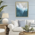 thumbnail image 3 of Stupell Industries Coastal Aerial Tide Abstraction Gold Floating Frame Canvas Art, 25 x 31, by Denise Brown, 3 of 8