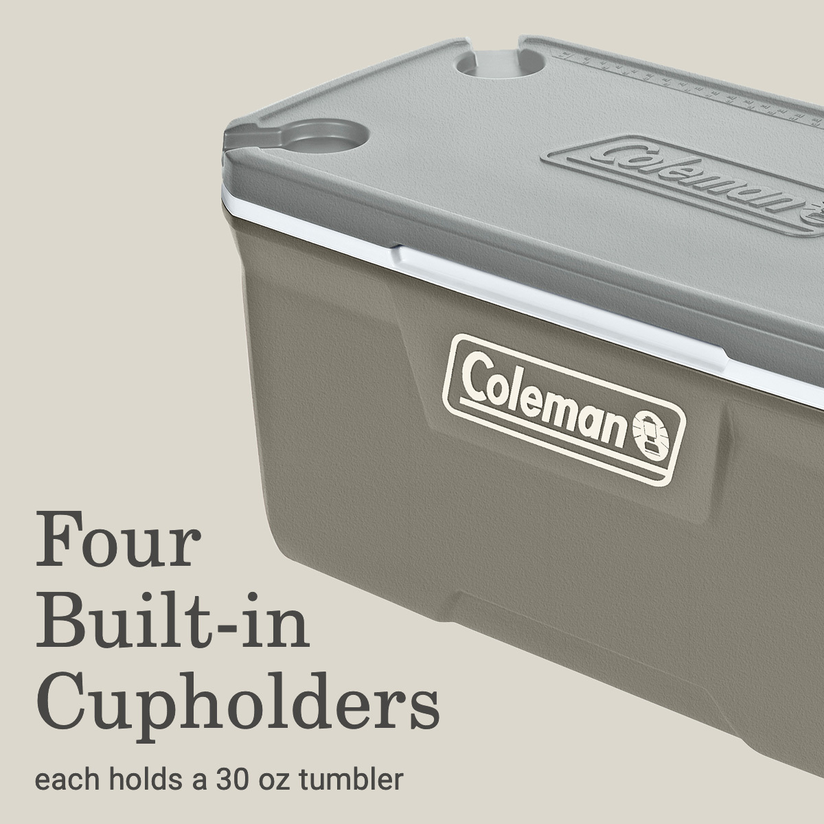 Coleman 316 Series 120QT Hard Chest Cooler, Silver Ash - image 5 of 9
