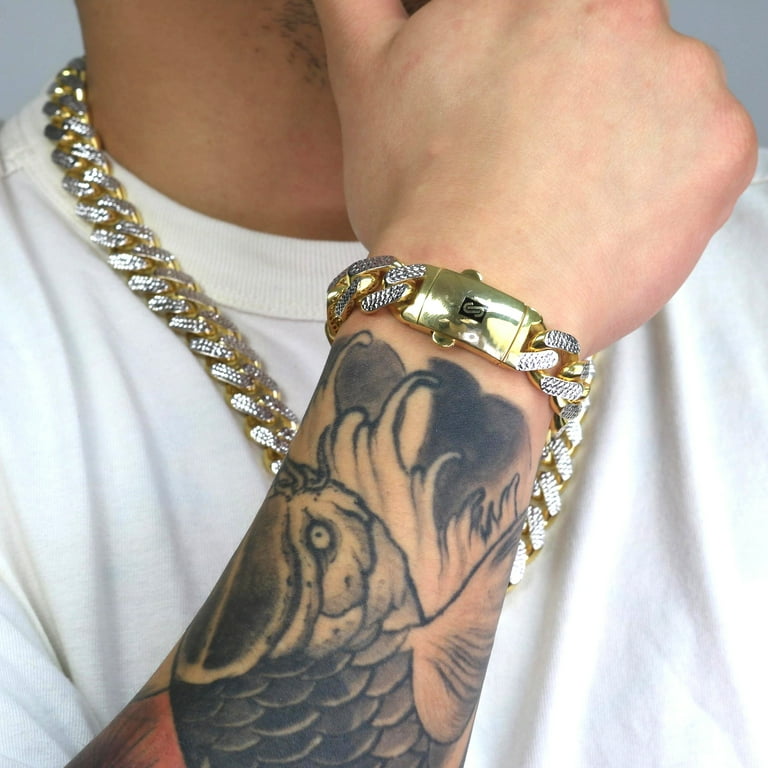 15mm miami 2024 cuban link bracelet