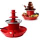 thumbnail image 4 of Three Layer Chocolate Fountain Machine Detachable Mini Nostalgia Melting Chocolate Fondue Chocolate Melt Fondue EU PLUG, 4 of 5