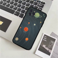 thumbnail image 1 of Solar System Planets Phone Case For iPhone 15 14 13 12 Mini 11 Pro XS Max X XR SE 6 7 8 Plus Soft Silicone Cover, 1 of 1