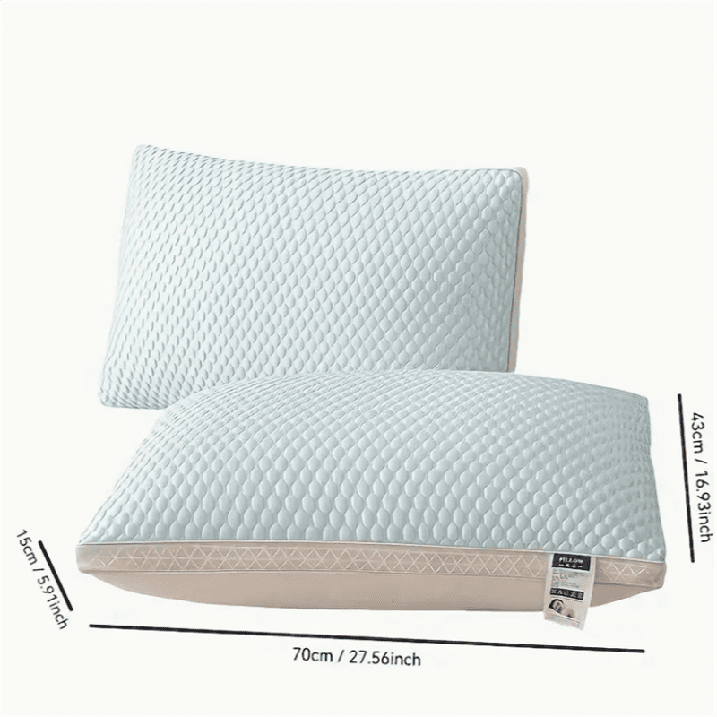 Sectional Sofa with Cooling Breathable Tofu Pillow, Sky Blue, 1 Pack