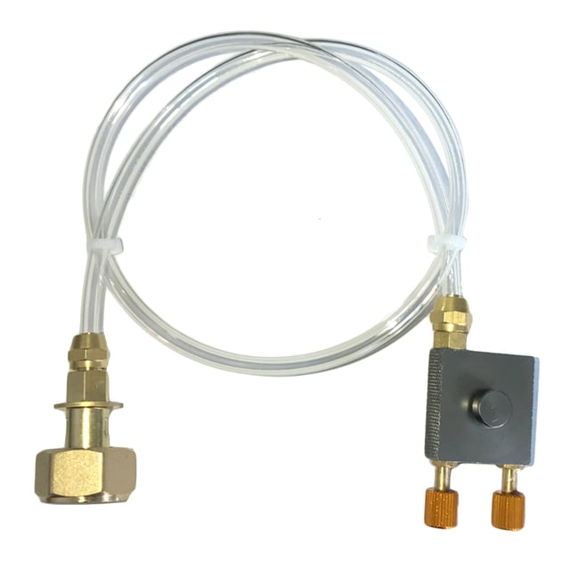 Réservoir de Gaz de Camping Gonflage Réservoir de Gaz Plat Gonflage pour Réchauds Extérieurs Conversion Joint Réservoir de Gaz de Camping Gonflage