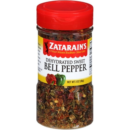 - Zatarain's Seasoning, Dehydrated Sweet Bell Pepper, 3 Oz