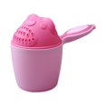 thumbnail image 4 of Champú para enjuague de bebé, taza de enjuague para bebé, enjuague de baño para bebé, taza para lavar el cabello para protección de los ojos del bebé (oso rosa, verde), 4 of 4