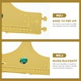 thumbnail image 4 of 4 Pcs Couronnes Royales Accessoires de Costume pour Fête d'Anniversaire Rois, 4 of 8