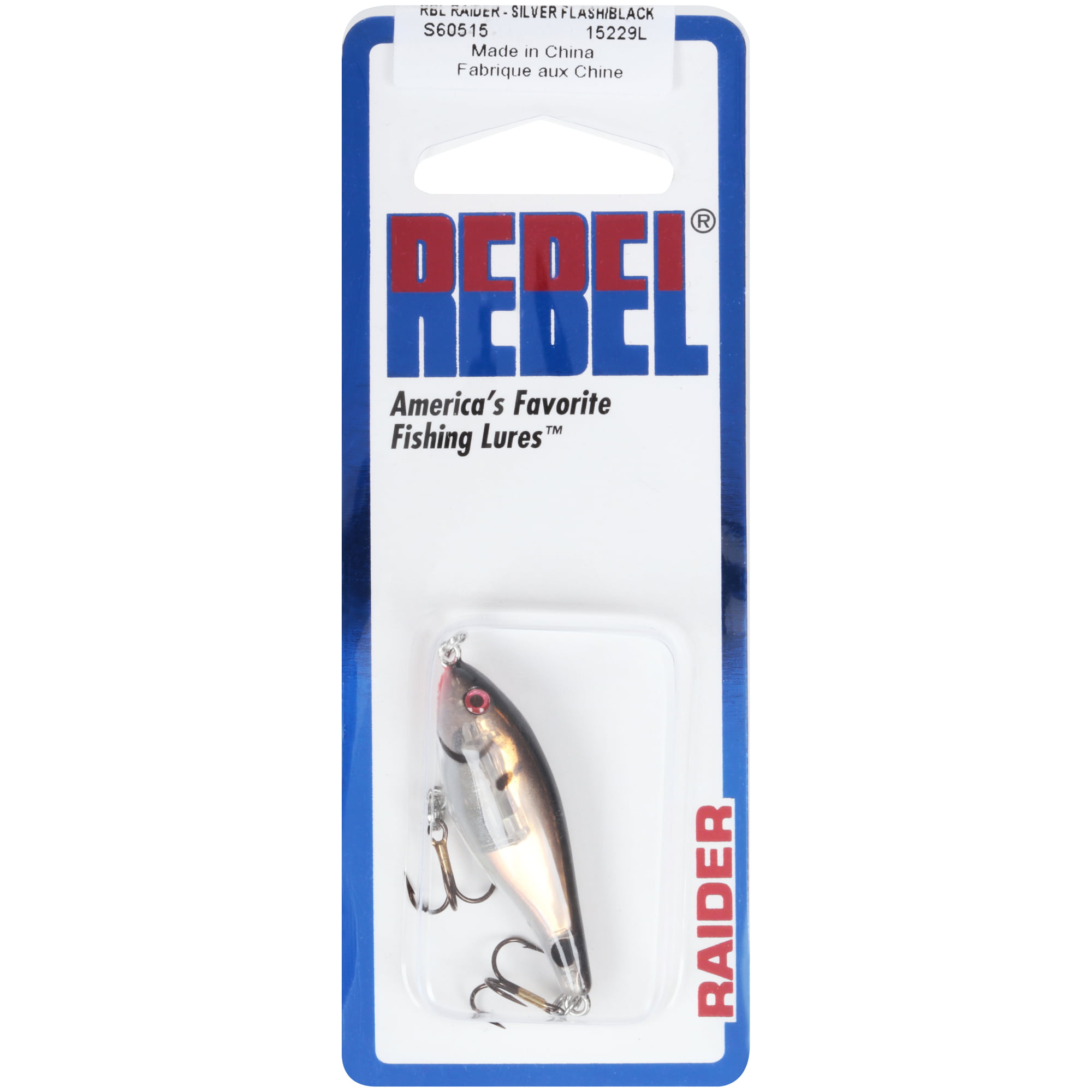 Rebel Raider 1/8 oz Fishing Lure - Silver Flash/Black