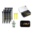 thumbnail image 1 of jinwen Golf Tees Bulk Golf Ball Holder for Driving Range Outdoor Practice Golf Gift Black Color Box, 1 of 9
