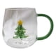thumbnail image 1 of Taza de vidrio hecha a mano con forma de animal y planta, taza de agua, linda taza para café, leche y asa colorida., 1 of 8