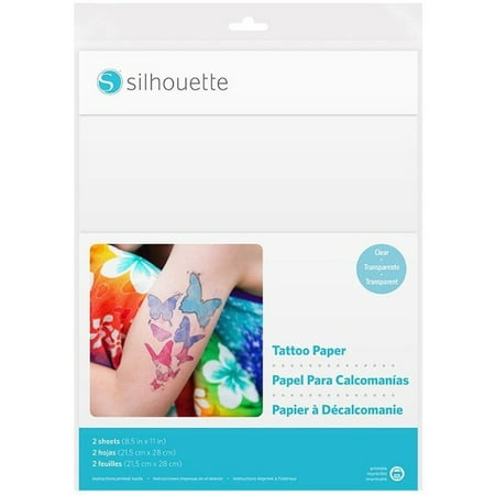 Silhouette Printable Temporary Tattoo Paper 8.5
