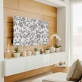thumbnail image 2 of Indoor TV Cover 85 Inch, Spring Flowers Elastic Monitor Dust Covers for Television, Desktop Computer Farmhouse Grey-blue Pastoral Floral Leaf Dustproof Fitted TV Cover for Inside 74.1"L x 41.7"H, 2 of 9