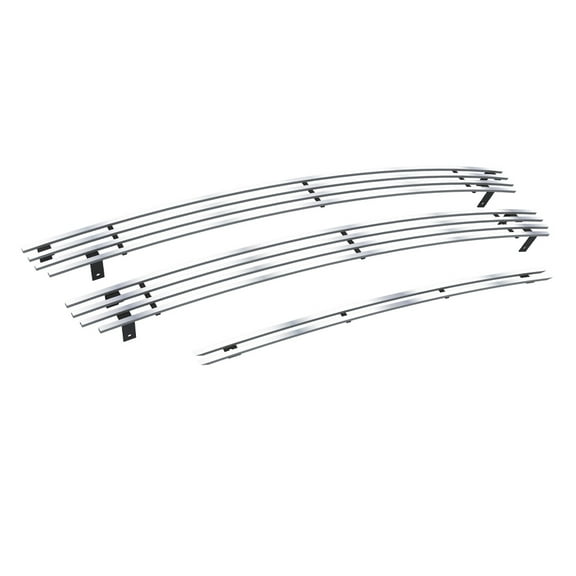 APS Premium Stainless Steel Chrome 8x6 Billet Grille Compatible with Chevy Silverado 1500 1999-2002 & 00-06 Suburban Tahoe Avalanche Combo N19-S20118C