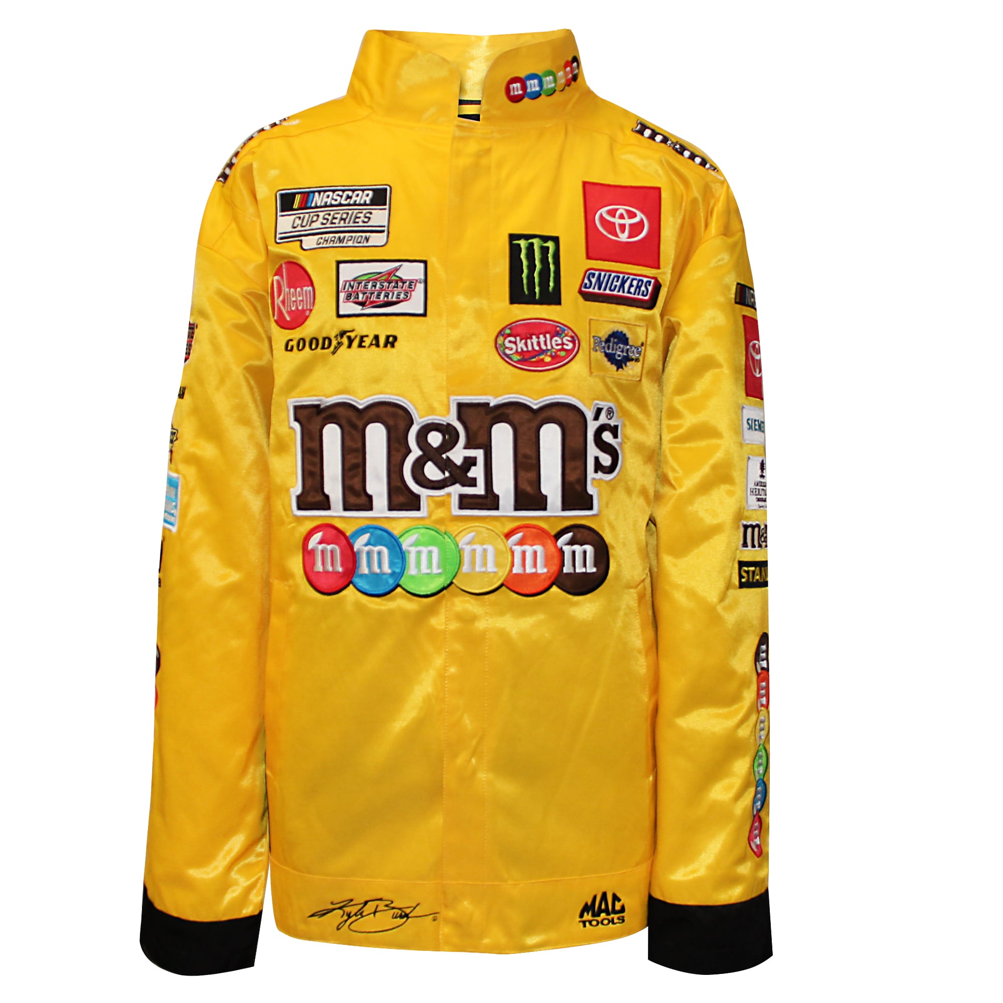 Kyle Busch M\u0026M's Full-Snap Pit Jacket 