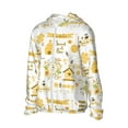 thumbnail image 2 of Balery Farm Bee Cute Honey Men's Women's UPF 50+ Sun Protection Lightweight Hoodie Performance Long Sleeve Shirt for Fishing Running-XX-Large, 2 of 9
