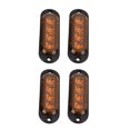 thumbnail image 1 of Luces De Posición Laterales Para Camiones Alto Brillo 3000K LED Flash De Emergencia Material De PC ABS Duradero Fácil Instalación 4 Piezas Para Automóviles Camiones Remolques, 1 of 7
