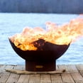 thumbnail image 6 of Fire Pit Art MR-Electronic AWEIS - LP 22 x 36 in. 200K BTU Manta Ray Penta 24 Fire Pit, Iron Oxide Patina - Electronic AWEIS - Liquid Propane, 6 of 6