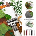 thumbnail image 5 of Large Area Rugs 5'x8', St. Patrick's Day Carpet Runner Indoor Outdoor Rugs Home Decor Aesthetic, Green Lucky Clovers Dog Non Slip Mats Washable Accent Rug for Living Room Bedroom, 5 of 8
