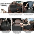 thumbnail image 6 of Lealchum Dog Car Seat Medium Dogs Car Dog Bed, Pet Car Seat, Dog Bed for Car (Black, 6 of 7