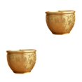 thumbnail image 1 of Ounissouiy Treasure Basin Sculpture Gift Wealth Money Jar Brass Feng Shui Bowl Artwork Palabra de oro 2piezas, 1 of 4