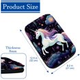 thumbnail image 4 of Unicorn Soft Comfortable Furry Printed Car Armrest Cover 12.5x8.2 Inch - Car Armrest Mat, 4 of 6