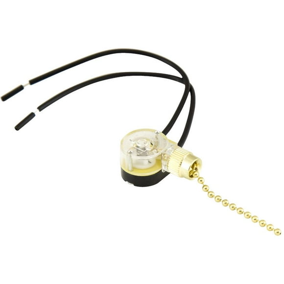 Brass Pull Chain Canopy Switch