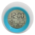 thumbnail image 1 of Reloj despertador para niños LED digital colorido recordatorio de tiempo de luz nocturna con visualización de temperatura de fecha, azul Monstrate EL000923-02B, 1 of 2