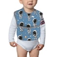 thumbnail image 6 of Kdxio Cute Cartoon Astronaut Bibs For Babies, Baby Bibs for Eating, Toddler Bibs, Waterproof Bibs, Feeding Bibs, for Toddlers, Boys, Girls, 6 of 8