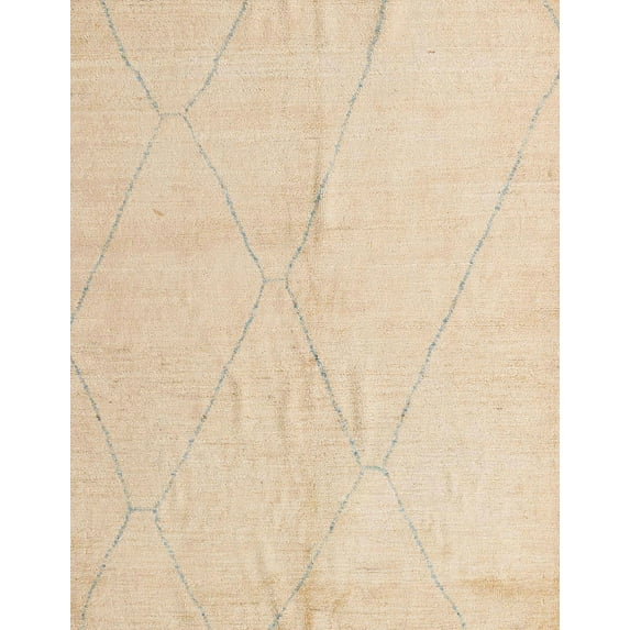 Ahgly Company Indoor Rectangle Abstract Yellow Solid Area Rugs, 2' x 3'