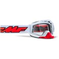 thumbnail image 1 of FMF PowerBomb Rocket Goggles Clear White | Red Rocket White White | Red | Black, 1 of 1