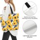 thumbnail image 3 of Disketp Blue Striped Sunflower Bolsa Tote Estampada para Mujer, Bolso de Hombro y de Mano para Compras y Viajes, 3 of 8