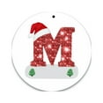 thumbnail image 2 of HBBKVI Christmas Alphabet Decorations Personalized for Gift Christmas Tree Hanging Ornament DIY Decorations Christmas Initial Letters Ornaments, 2 of 4
