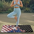 thumbnail image 4 of XYZCANDO Vintage American Flag Butterfly Pattern Sweatproof Car Seat Towel Cover, Stain Resistant Sweat-Absorbent Washable Seat Cover for Trucks Van, 4 of 10