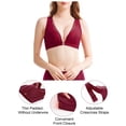 thumbnail image 4 of Sujetador de encaje para mujer, cierre frontal, sin aros, tallas grandes, 4 of 8