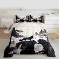 thumbnail image 2 of Castle Fairy Animal Wolf Queen Comforter Set,Jungle Wildlife Bedding Comforter Set, 2 of 8