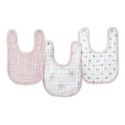 aden + anais Baby Essentials Snap Bib, 3 pack