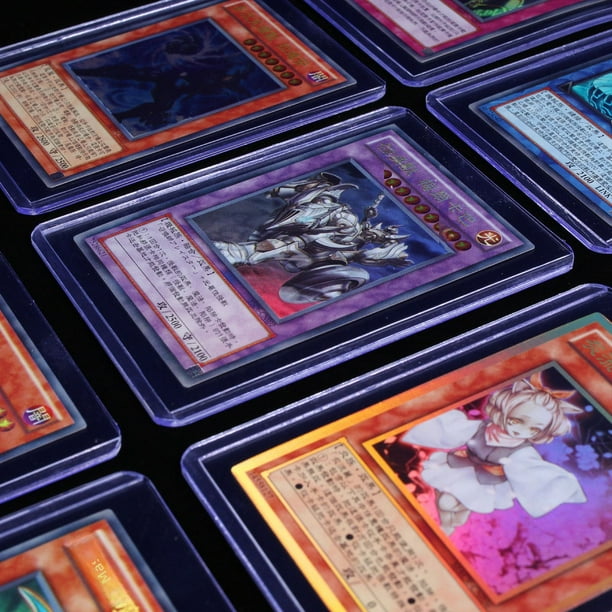 Adecuado para la cubierta de la tarjeta de estrella de la NBA, cubierta transparente de PVC, soporte para tarjeta Yu-Gi-Oh, cubierta protectora de tarjeta mágica de 35 PT, cubierta de tarjeta B8
