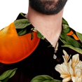 thumbnail image 5 of Tangerine Men's Short Sleeve Printed Button Down Beach, Casual, Poplin Shirts for Summer Vacation, 5 of 6