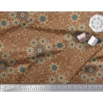 thumbnail image 3 of Soimoi Polyester Crepe Fabric Floral & Paisley Decorative Decor Fabric Printed Yard 52 Inch Wide, 3 of 3
