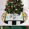 thumbnail image 6 of FMSHPON Happy Mother's Day Floral Xmas Christmas Tree Skirt Stand Mat for Holiday Party Decoration Indoor Outdoor 48 inches, 6 of 6