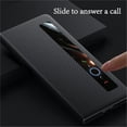 thumbnail image 4 of Case For Huawei Honor Magic V6, Genuine Leather Cover With Smart View Window Folio Anti-Fingerprint Camera Protective Shell, 4 of 5