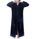 thumbnail image 2 of Batas de baño para mujer, bata de baño alargada, mantiene el calor, solapa, mismo estilo para hombres y mujeres, pijama de manga larga para mujer., 2 of 4