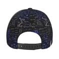 thumbnail image 4 of Picia Physical Formulas pattern Trucker Low Profile Hat Men Women Baseball Cap Dad Hat Adjustable Unconstructed Plain Cap, 4 of 9