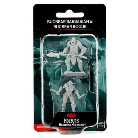Dungeons & Dragons Nolzur’s Marvelous Miniatures: Bugbear Barbarian and Rogue