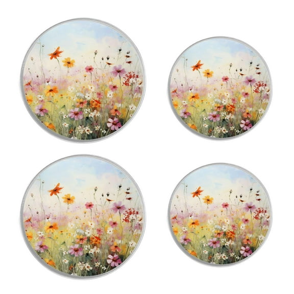 Decorative Stove Burner Covers 4 Pcs Decorative Electric Stove Burner Covers 8Inch And 10Inch ,Cactus Flower -124 Cute Art