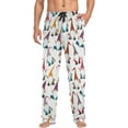 thumbnail image 4 of HPINK-T Scandinavian Christmas Gnomes Men's Pajama Pants Super Soft Sleep Lounge Pants Pjs Bottoms with Pockets, 4 of 7